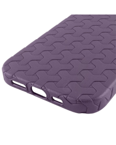 Чехол-накладка для iPhone 12/12 Pro TPU Weaving Пурпурный (фиолетовый)
