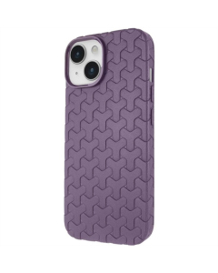 Чехол-накладка для iPhone 12/12 Pro TPU Weaving Пурпурный (фиолетовый)
