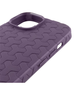 Чехол-накладка для iPhone 12/12 Pro TPU Weaving Пурпурный (фиолетовый)