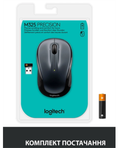 Миша бездротова Logitech M325s Чорна (Dark Silver)