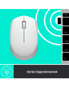 Миша Logitech M171 Біла (White)
