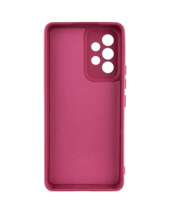 Чехол-накладка для Samsung A53 5G TPU GETMAN Liquid Silk Full Camera Бордовый (Марсала)