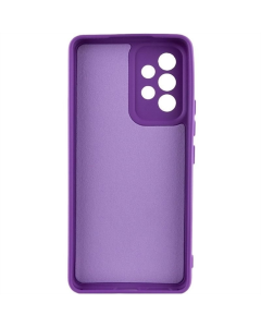 Чехол-накладка для Samsung A53 5G TPU GETMAN Liquid Silk Full Camera Фиолетовый (Purple)