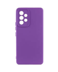 Чехол-накладка для Samsung A53 5G TPU GETMAN Liquid Silk Full Camera Фиолетовый (Purple)