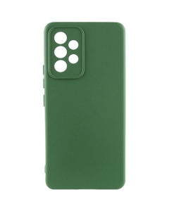 Чехол-накладка для Samsung A53 5G TPU GETMAN Liquid Silk с полной камерой Зеленый (Темно-зеленый)