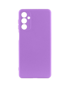 Чехол-накладка для Samsung M23 5G GETMAN Liquid Silk Full Camera TPU Фиолетовый (Purple)