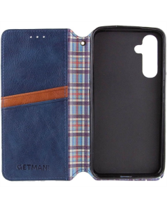 Чохол кейс для Samsung A36 5G/A56 5G GETMAN Cubic (PU) Синій (Blue)