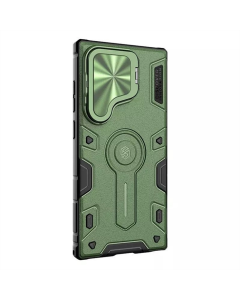 Чохол накладка для Samsung S25 Ultra Nillkin CamShield Armor Prop TPU+PC Зелена (Dark Green)