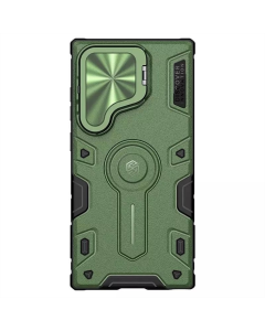 Чохол накладка для Samsung S25 Ultra Nillkin CamShield Armor Prop TPU+PC Зелена (Dark Green)