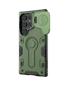 Чохол накладка для Samsung S25 Ultra Nillkin CamShield Armor Prop TPU+PC Зелена (Dark Green)