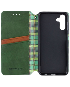 Чохол кейс для Samsung A14 4G/5G GETMAN Cubic (PU) Зелений (Green)