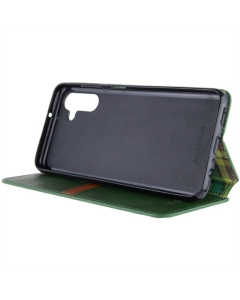 Чохол кейс для Samsung A14 4G/5G GETMAN Cubic (PU) Зелений (Green)