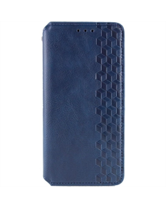 Чохол кейс для Samsung A14 4G/5G GETMAN Cubic (PU) Синій (Blue)