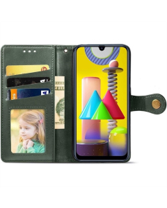 Чохол кейс для Samsung A14 4G/5G GETMAN Gallant (PU) Зелений (Green)