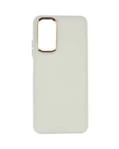 Чехол-накладка для Samsung A14 4G/5G Bonbon Metal Style TPU Белый (White)