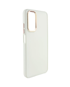 Чехол-накладка для Samsung A14 4G/5G Bonbon Metal Style TPU Белый (White)