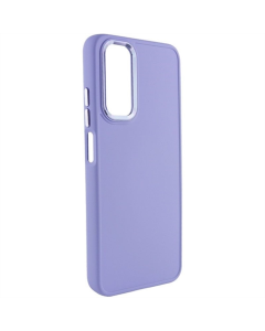 Чехол-накладка для Samsung A14 4G/5G Bonbon Metal Style TPU Фиолетовый (Dasheen)