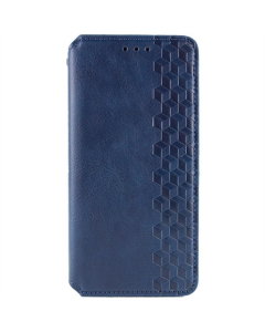 Чохол кейс для Samsung S21 FE GETMAN Cubic (PU) Синій (Blue)