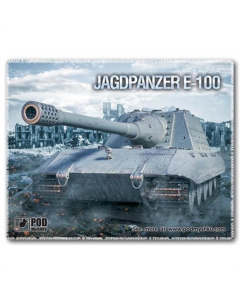 Коврик для мыши Pod Mishkou Танк Jagdpanzer E-100 Серый (Графит)