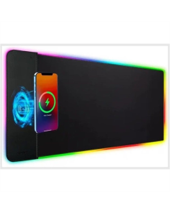 Килимок для миші з бездротовим зарядним пристроєм Choetech (T543-F) RGB Illuminated 15W Чорний