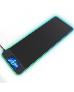 Килимок для миші з бездротовим зарядним пристроєм Choetech (T543-F) RGB Illuminated 15W Чорний