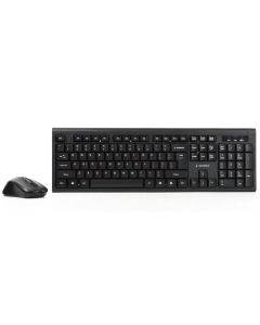 Клавіатура бездротова Gembird KBS-WM-03-UA + миша Чорна (Black)