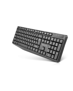 Клавіатура бездротова REAL-EL Kit 551W + миша Чорна (Black)