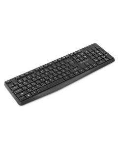 Клавіатура бездротова REAL-EL Kit 551W + миша Чорна (Black)