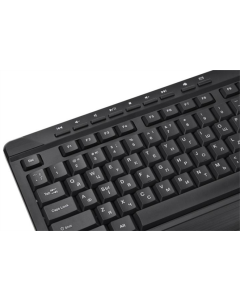 Клавіатура бездротова 2E MK410 + миша Чорна (Black)