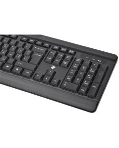 Клавіатура бездротова 2E MK410 + миша Чорна (Black)