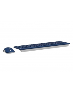 Клавіатура бездротова Maxxter KMS-WCM-01BL-UA + миша Синя (Dark Blue)