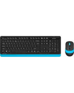 Беспроводная клавиатура A4Tech FG1010 + мышь Черная (Black Blue)