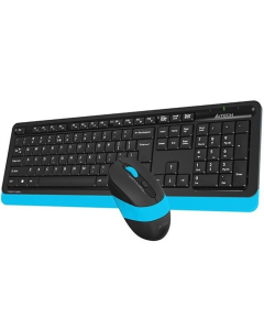 Беспроводная клавиатура A4Tech FG1010 + мышь Черная (Black Blue)