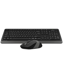 Клавіатура бездротова A4Tech FG1010s + миша Сіра (Black Grey)