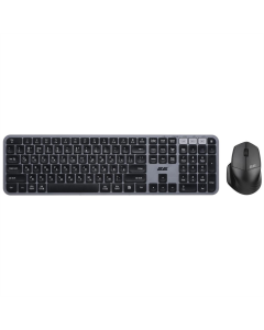 Клавіатура бездротова 2E MK440 + миша Чорна (Black Grey)