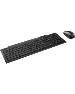 Беспроводная клавиатура Rapoo 8210М + мышь Черная (Black)