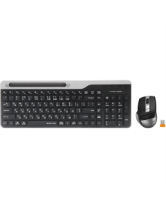 Клавіатура бездротова A4Tech FB2535CS + миша Сіра (Smoke Grey)