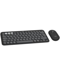 Клавіатура бездротова Logitech Pebble 2 Combo for Mac + миша Сіра (Graphite)