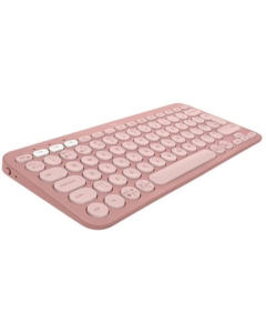 Клавіатура бездротова Logitech Pebble 2 Combo + миша Рожева (Rose)