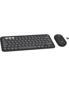 Клавіатура бездротова Logitech Pebble 2 Combo + миша Сіра (Graphite)