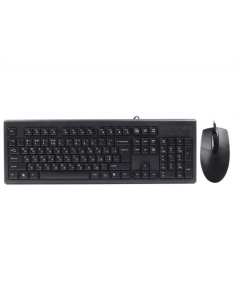 Клавіатура A4Tech KR-8372S + миша Чорна (Black)