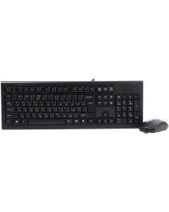 Клавіатура A4Tech KRS-8520D + миша Чорна (Black)