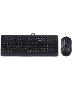 Клавіатура A4Tech F1512 + миша Чорна (Black)