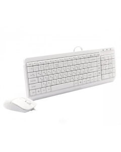 Клавіатура A4Tech F1512 + миша Біла (White)