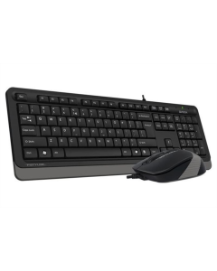 Клавиатура A4Tech F1010 + мышь Серая (Черно-серая)