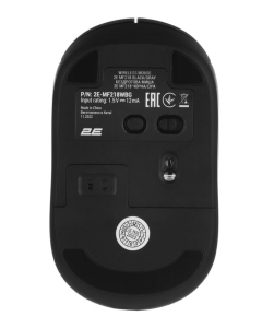 Миша бездротова 2E MF218 Silent Сіра (Black Grey)