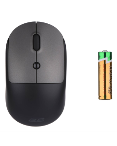 Миша бездротова 2E MF218 Silent Сіра (Black Grey)
