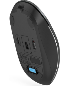 Миша бездротова A4Tech Fstyler FB26CS Air2 (2.4G+Bluetooth) Біла (Smoky Grey)