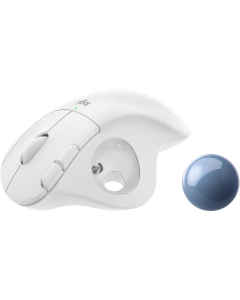 Миша бездротова Logitech Trackball Ergo M575 For Business Белая (Off White)