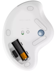 Миша бездротова Logitech Trackball Ergo M575 For Business Белая (Off White)